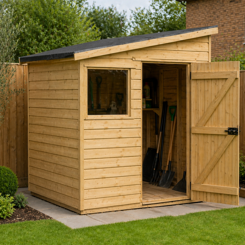 12x8 Pent Shed